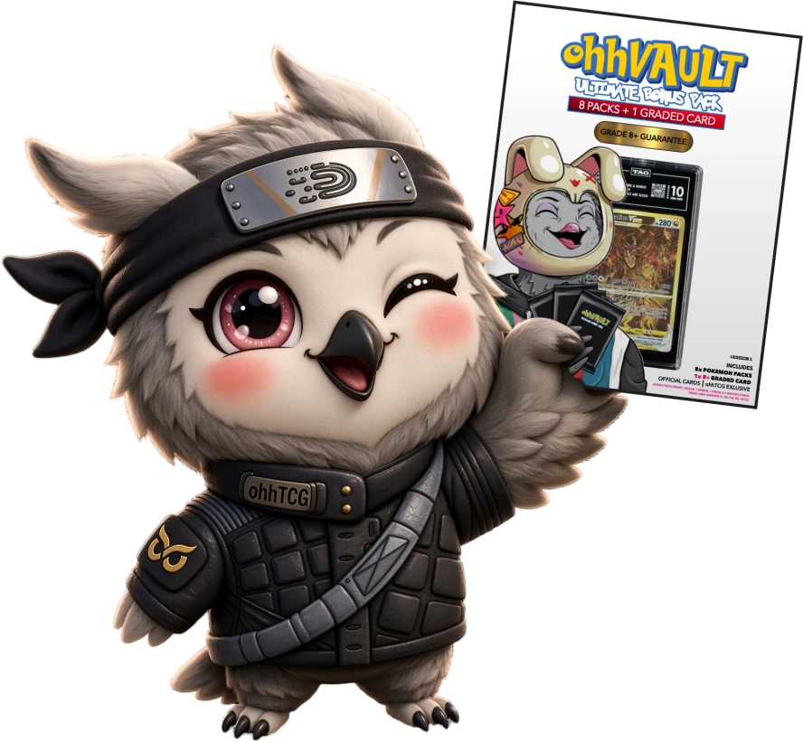 An Owlie holding the real ohhVAULT SLAB Pack 1.0