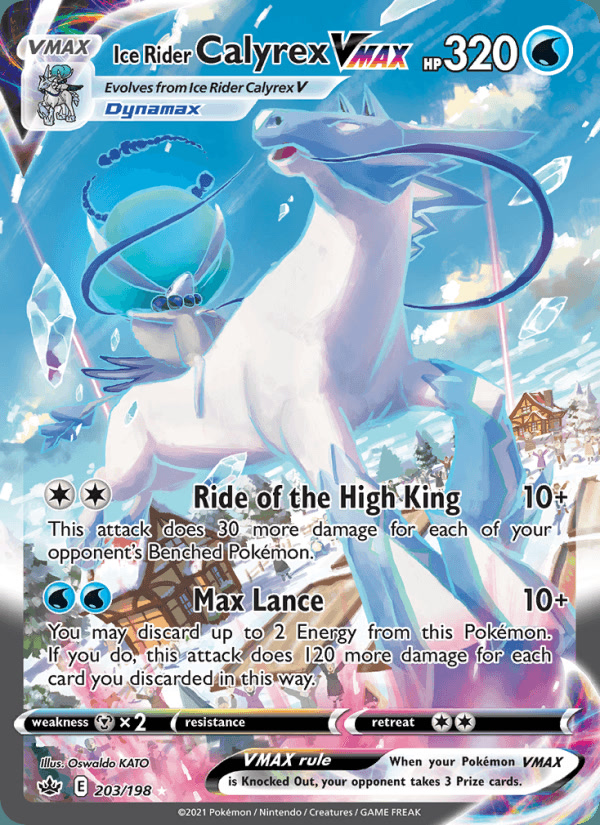 Ice Rider Calyrex VMAX 203/198