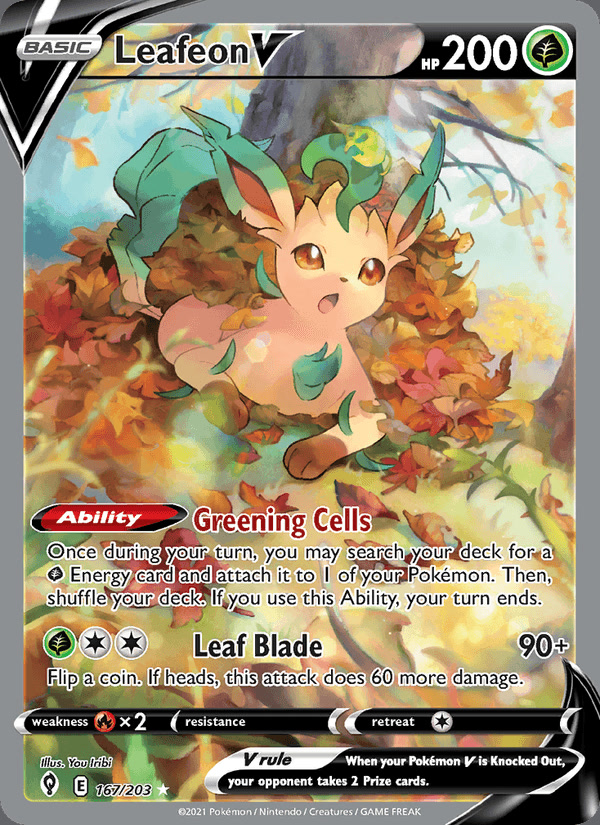 Leafeon V (Alternate Full Art) 167/203