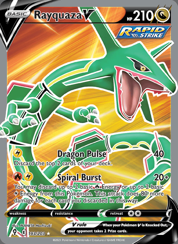 Rayquaza V (Full Art) 193/203