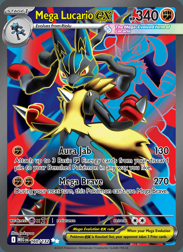 Mega Lucario ex 160/132