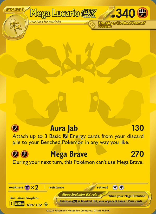 Mega Lucario ex 188/132